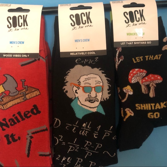 Unisex 2 sizes 3 different themes : sock it to me - Picture 1 of 8